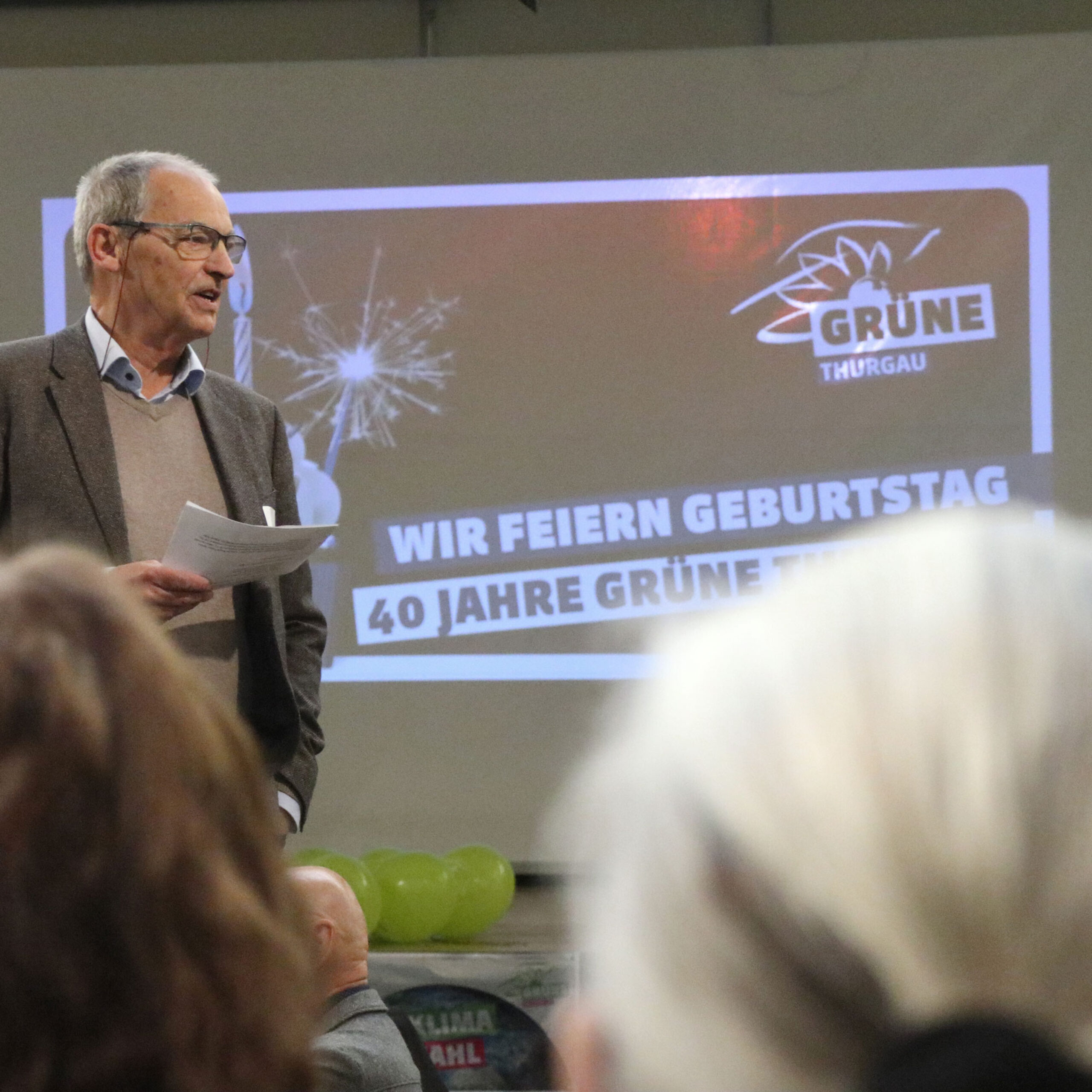 Kurt Egger führte durch die Jubiläumsfeier